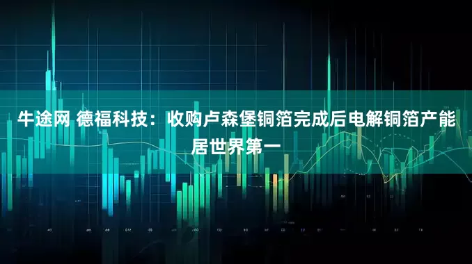 牛途网 德福科技：收购卢森堡铜箔完成后电解铜箔产能居世界第一