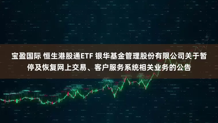 宝盈国际 恒生港股通ETF 银华基金管理股份有限公司关于暂停及恢复网上交易、客户服务系统相关业务的公告