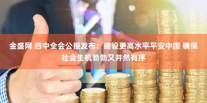 金盛网 四中全会公报发布：建设更高水平平安中国 确保社会生机勃勃又井然有序